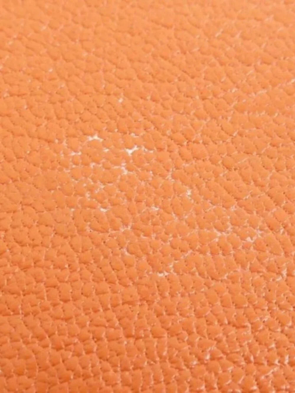 Auth HERMES Agenda/Note Cover Orange/Yellow Leather - e60600a